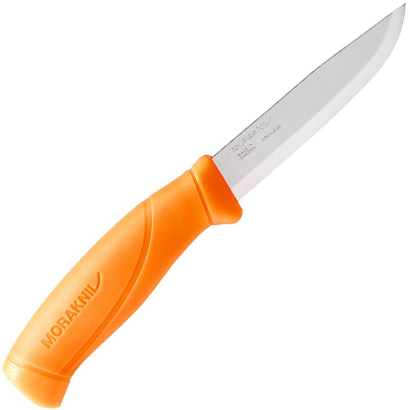 MORAKNIV ΜΑΧΑΙΡΙ BASIC 546 (S) ΠΟΡΤΟΚΑΛΙ/ΜΑΥΡΟ