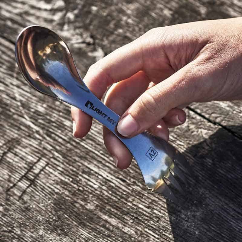 LIGHT MY FIRE ΑΝΟΞΕΙΔΩΤΟ SWEDISH SPORK ΣΕ ΞΥΛΙΝΗ ΘΗΚΗ 40 ΤΜΧ