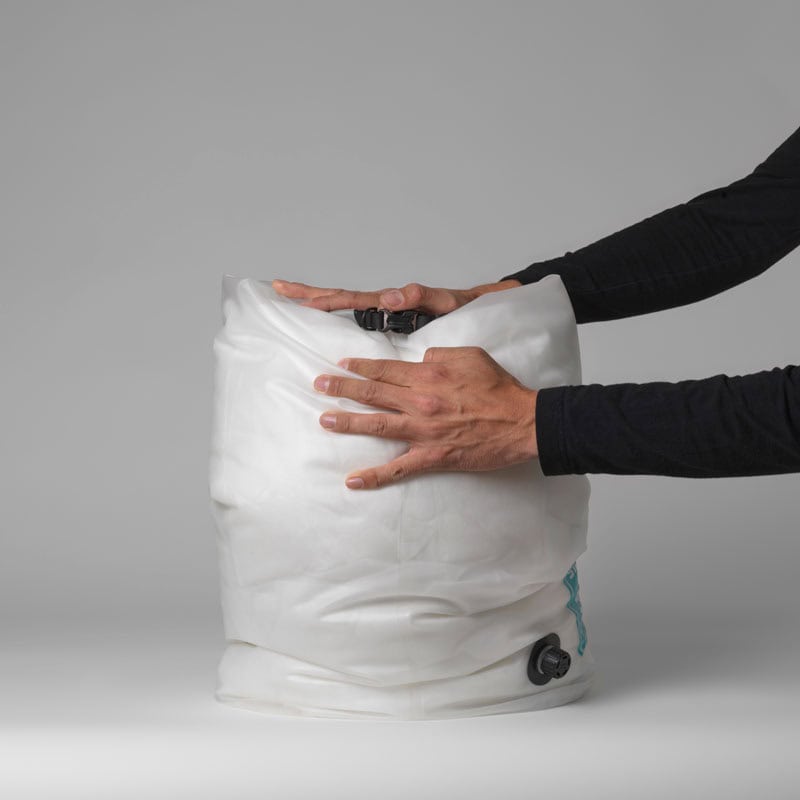 DRY-BAG-TPU-V-6L-3 SILVA ΑΔΙΑΒΡΟΧΟΣ ΣΑΚΟΣ TPU ΜΕ ΒΑΛΒΙΔΑ 6L