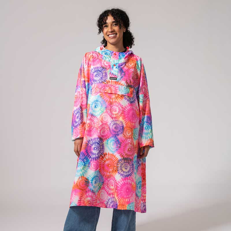 MAC IN A SAC FESTIVAL PONCHO TIE DYE