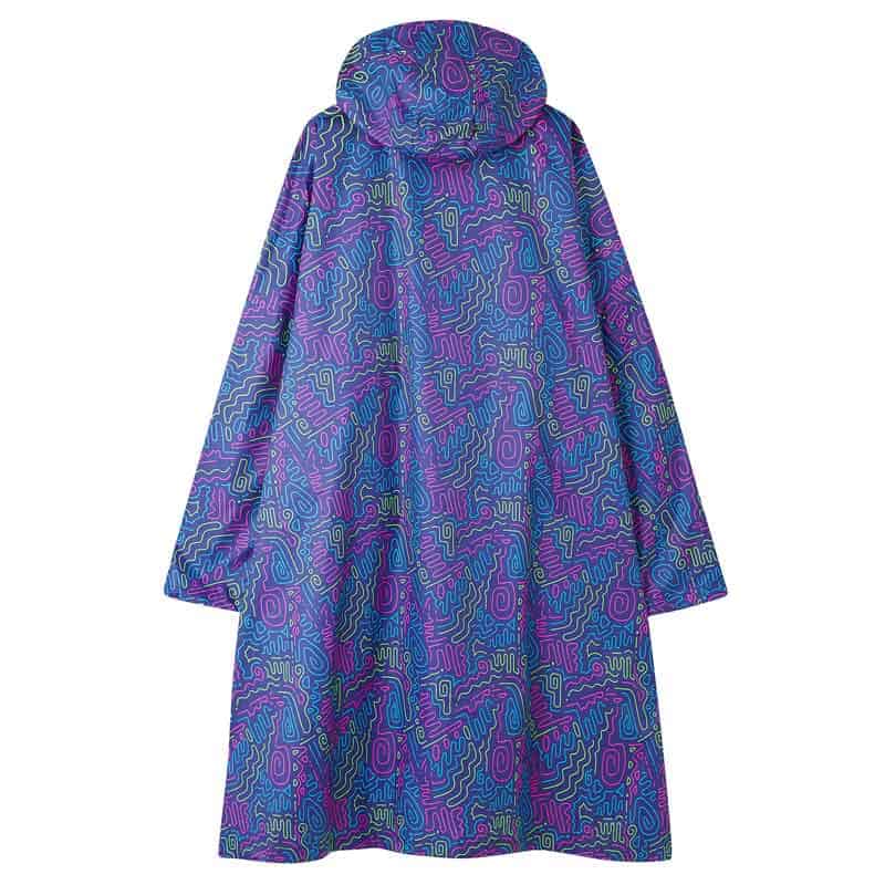 MAC IN A SAC FESTIVAL PONCHO NEON JAZZ