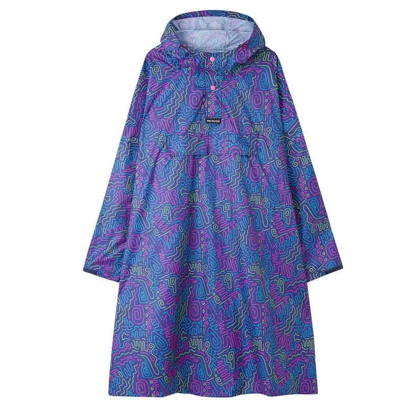 MAC IN A SAC FESTIVAL PONCHO NEON JAZZ