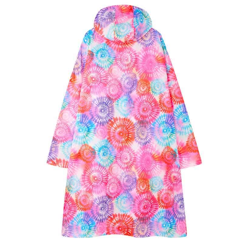 MAC IN A SAC FESTIVAL PONCHO TIE DYE