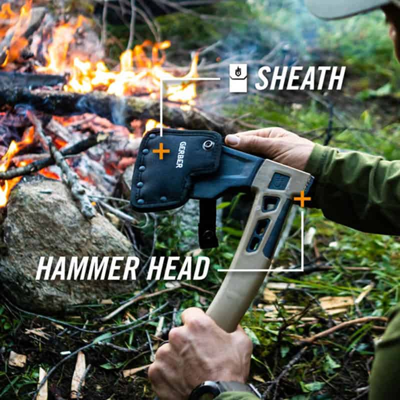 GERBER ΤΣΕΚΟΥΡΙ BUSHCRAFT HATCHET ΚΑΦΕ