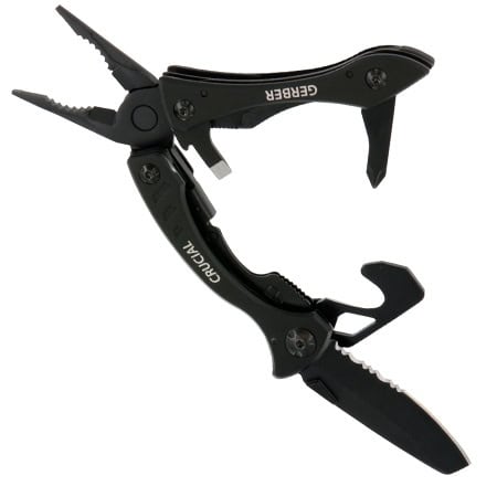 GERBER ΠΟΛΥΕΡΓΑΛΕΙΟ CRUCIAL ΜΑΥΡΟ ΜΕ  ΚΟΦΤΗ ΙΜΑΝΤΩΝ