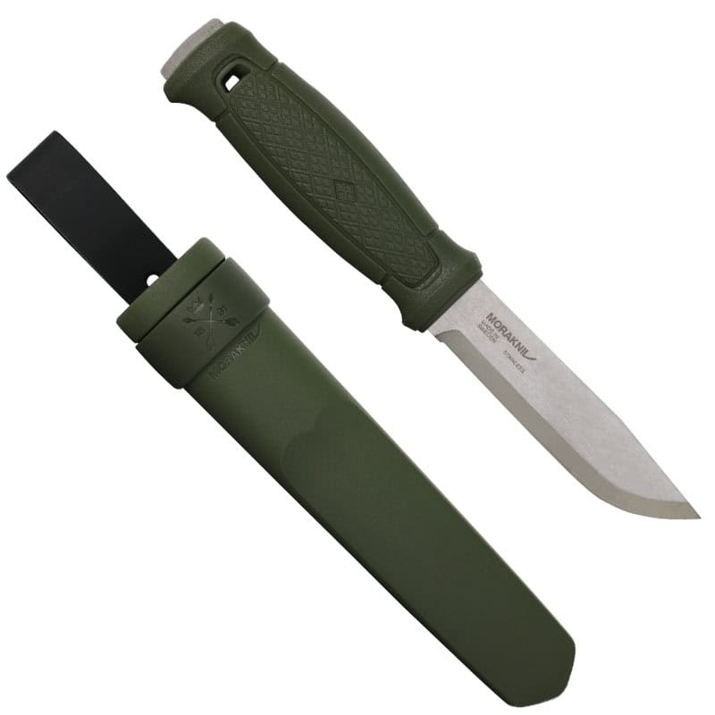 MORAKNIV ΜΑΧΑΙΡΙ GARBERG ΜΕ ΘΗΚΗ ΑΠΟ ΠΟΛΥΜΕΡΕΣ ΥΛΙΚΟ - ΠΡΑΣΙΝΟ