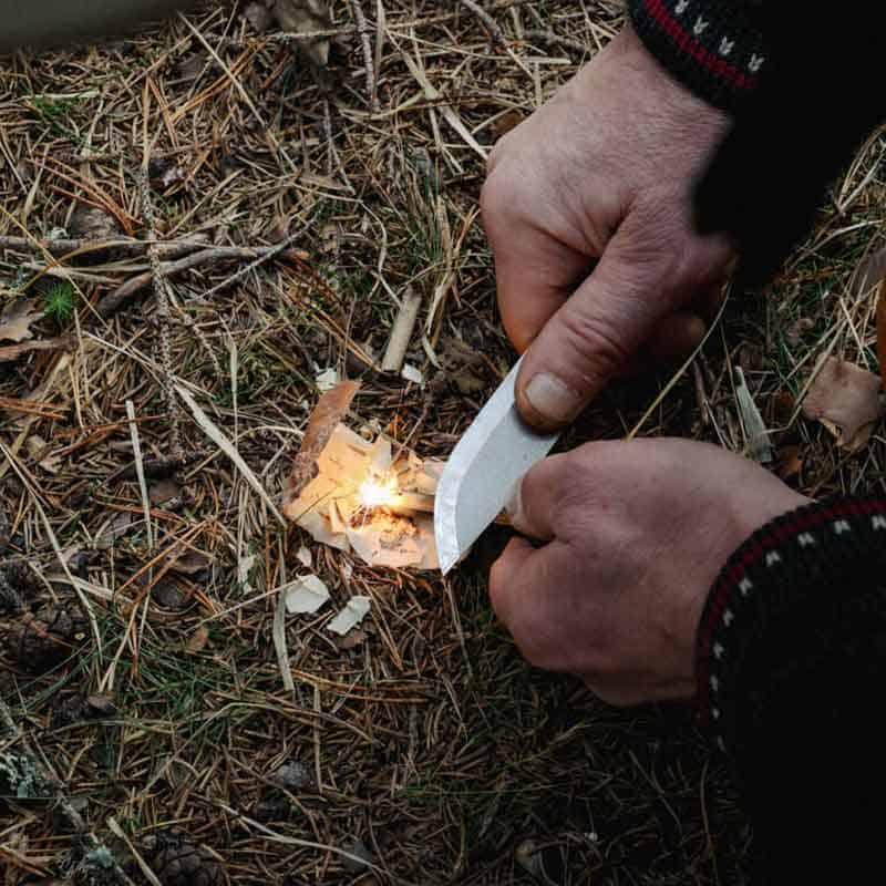 MORAKNIV ΜΑΧΑΙΡΙ GARBERG ΜΕ ΘΗΚΗ ΑΠΟ ΠΟΛΥΜΕΡΕΣ ΥΛΙΚΟ - ΠΡΑΣΙΝΟ