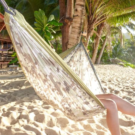 LA SIESTA ΔΙΠΛΗ ΑΙΩΡΑ COLIBRI CAMO ΠΡΑΣΙΝΟ