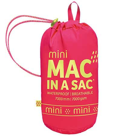 MAC-IN-A-SAC-KIDS-NEON-PINK-SACK MAC IN A SAC ΑΔΙΑΒΡΟΧΟ ORIGIN ΓΙΑ ΠΑΙΔΙΑ NEON PINK
