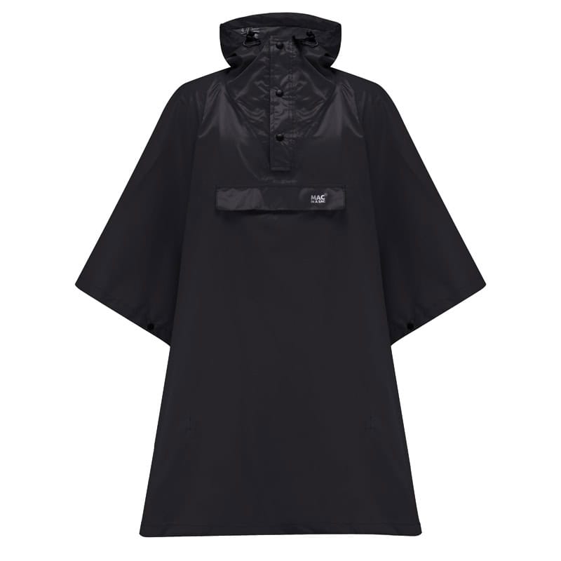 MAC IN A SAC PONCHO ΜΑΥΡΟ