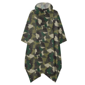 MIAS-SS23-Camo-Poncho MAC IN A SAC PONCHO ΠΡΑΣΙNO CAMO