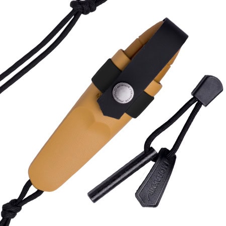 MORAKNIV ΜΑΧΑΙΡΙ ΛΑΙΜΟΥ ELDRIS ΜΕ ΣΠΙΝΘΗΡΙΣΤΗ ΚΙΤΡΙΝΟ