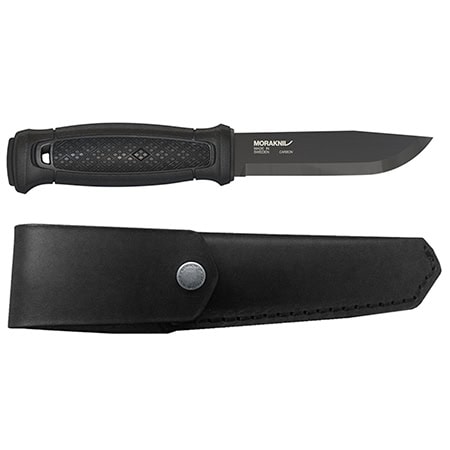 MORAKNIV ΜΑΧΑΙΡΙ GARBERG BLACK C -ΔΕΡΜΑΤΙΝΗ ΘΗΚΗ