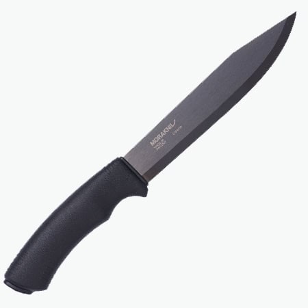 MORAKNIV-PATHFINDER-BLACK-BLADE-IN-DISPLAY MORAKNIV ΜΑΧΑΙΡΙ PATHFINDER ΜΕ ΜΑΥΡΗ ΛΑΜΑ