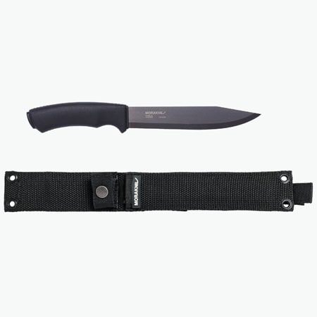 MORAKNIV-PATHFINDER-BLACK-BLADE-WITH-SHEATH MORAKNIV ΜΑΧΑΙΡΙ PATHFINDER ΜΕ ΜΑΥΡΗ ΛΑΜΑ