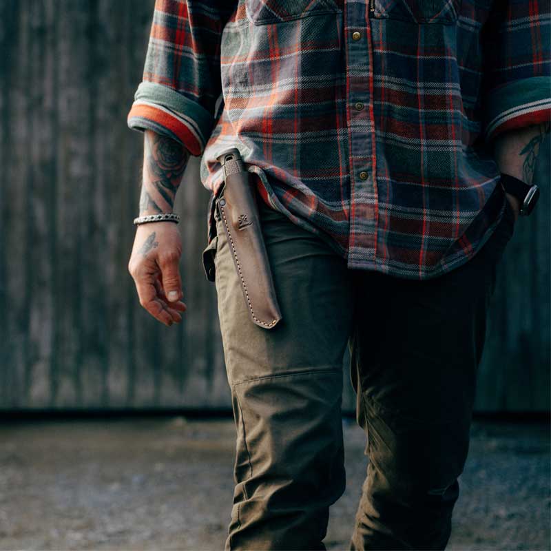 MORAKNIV ΜΑΧΑΙΡΙ GARBERG GRAND ΜΕ ΔΕΡΜΑΤΙΝΗ ΘΗΚΗ