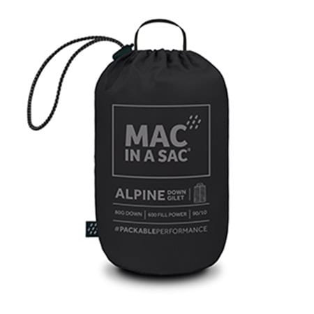 MAC IN A SAC ΑΝΔΡΙΚΟ ΠΟΥΠΟΥΛΕΝΙΟ ΓΙΛΕΚΟ ALPINE ΜΑΥΡΟ