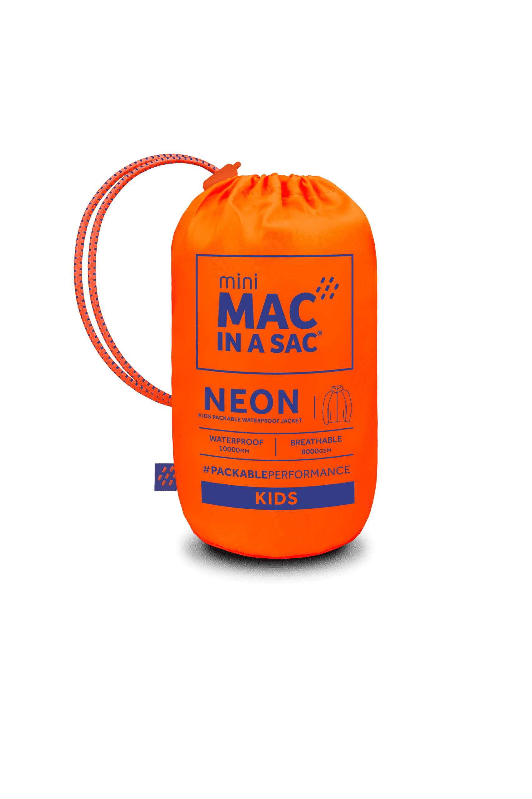 MAC IN A SAC ΠΑΙΔΙΚΟ ΑΔΙΑΒΡΟΧΟ ORIGIN NEON ΠΟΡΤΟΚΑΛΙ