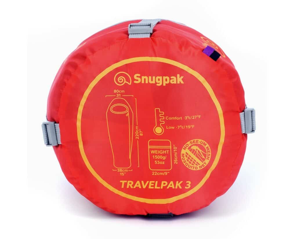 SNUGPAK ΥΠΝΟΣΑΚΟΣ TRAVELPAK 3 [-3°C – 7°C]
