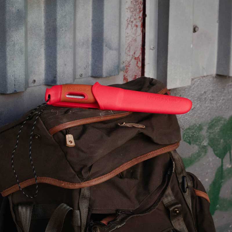 MORAKNIV ΜΑΧΑΙΡΙ COMPANION SPARK EMERGENCY ΚΟΚΚΙΝΟ/ΠΟΡΤΟΚΑΛΙ
