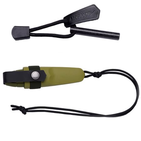 MORAKNIV ΜΑΧΑΙΡΙ ΛΑΙΜΟΥ ELDRIS ΜΕ ΣΠΙΝΘΗΡΙΣΤΗ ΠΡΑΣΙΝΟ