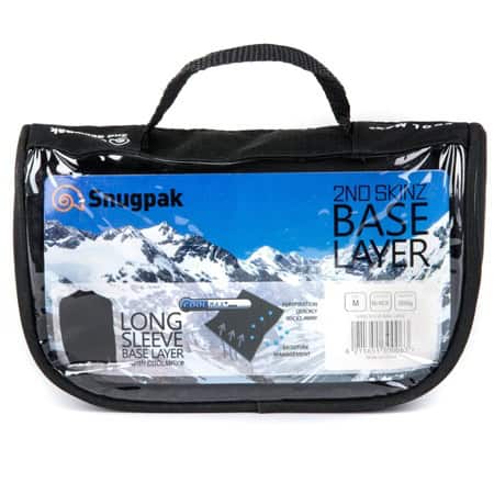 packsize_2nd_skinz_long_sleeve_1RS SNUGPAK ΙΣΟΘΕΡΜΙΚΟ ΜΠΛΟΥΖΑΚΙ 2nd SKINΖ COOLMAX ΜΑΥΡΟ